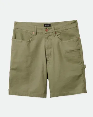 Builders Carpenter Stretch Short - Olive Surplus