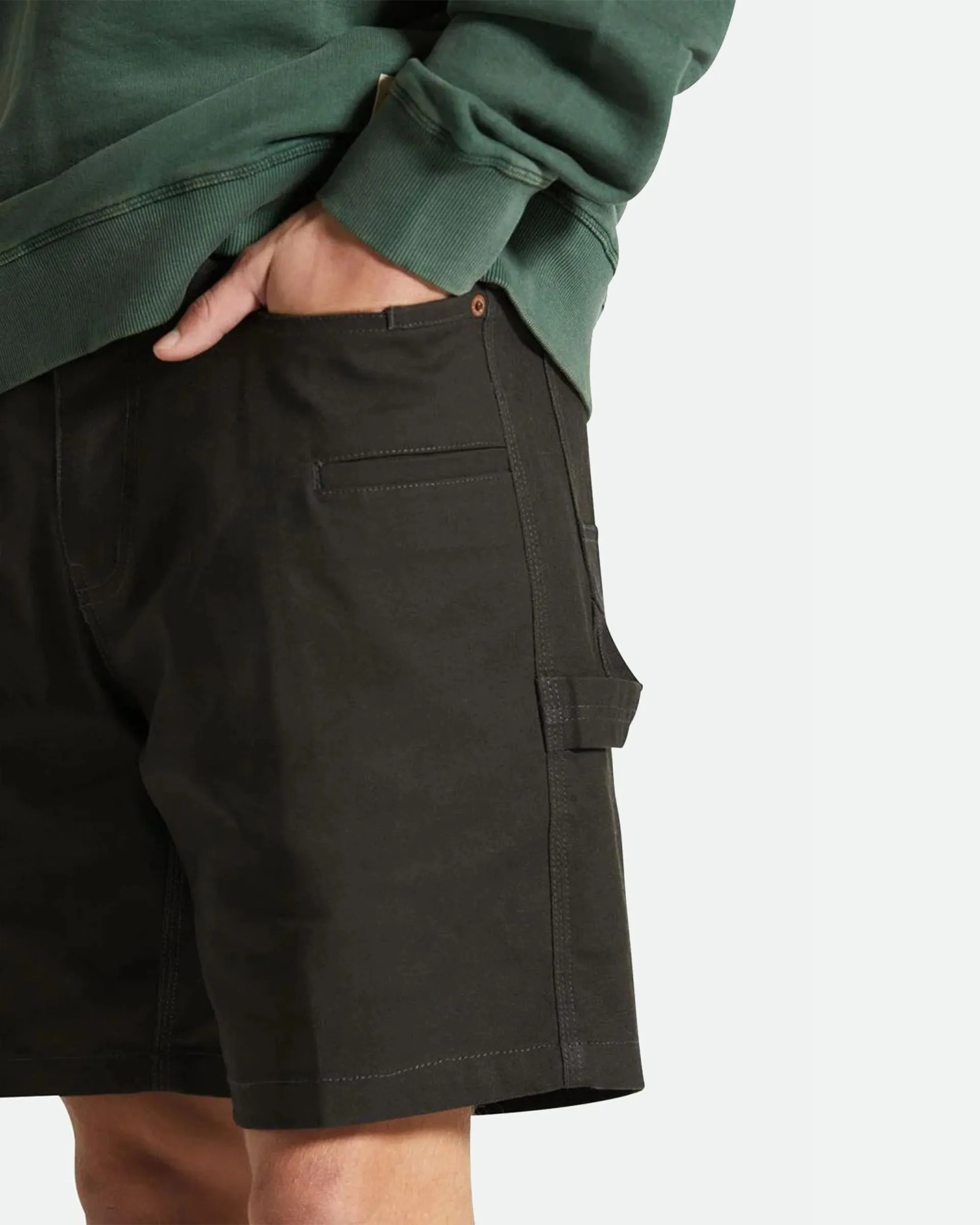 Builders Carpenter Stretch Short - Washed Black