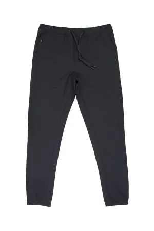 Burnside Mens Perfect Jogger Sweatpants w/ Zipper Pocket - Steel Grey