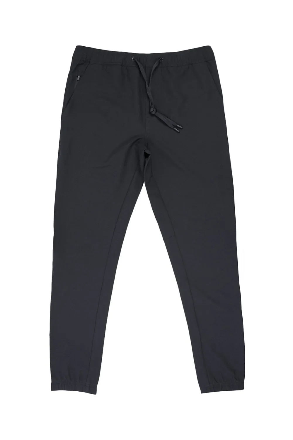 Burnside Mens Perfect Jogger Sweatpants w/ Zipper Pocket - Steel Grey