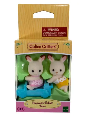 Calico Critters Chocolate Rabbit Twins