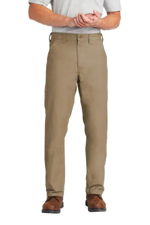 Carhartt Mens Canvas Work Dungarees w/ Pockets - Dark Khaki Brown