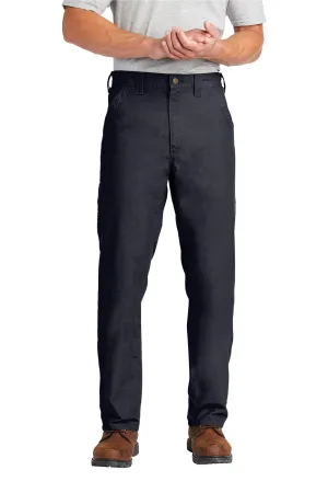 Carhartt Mens Canvas Work Dungarees w/ Pockets - Navy Blue