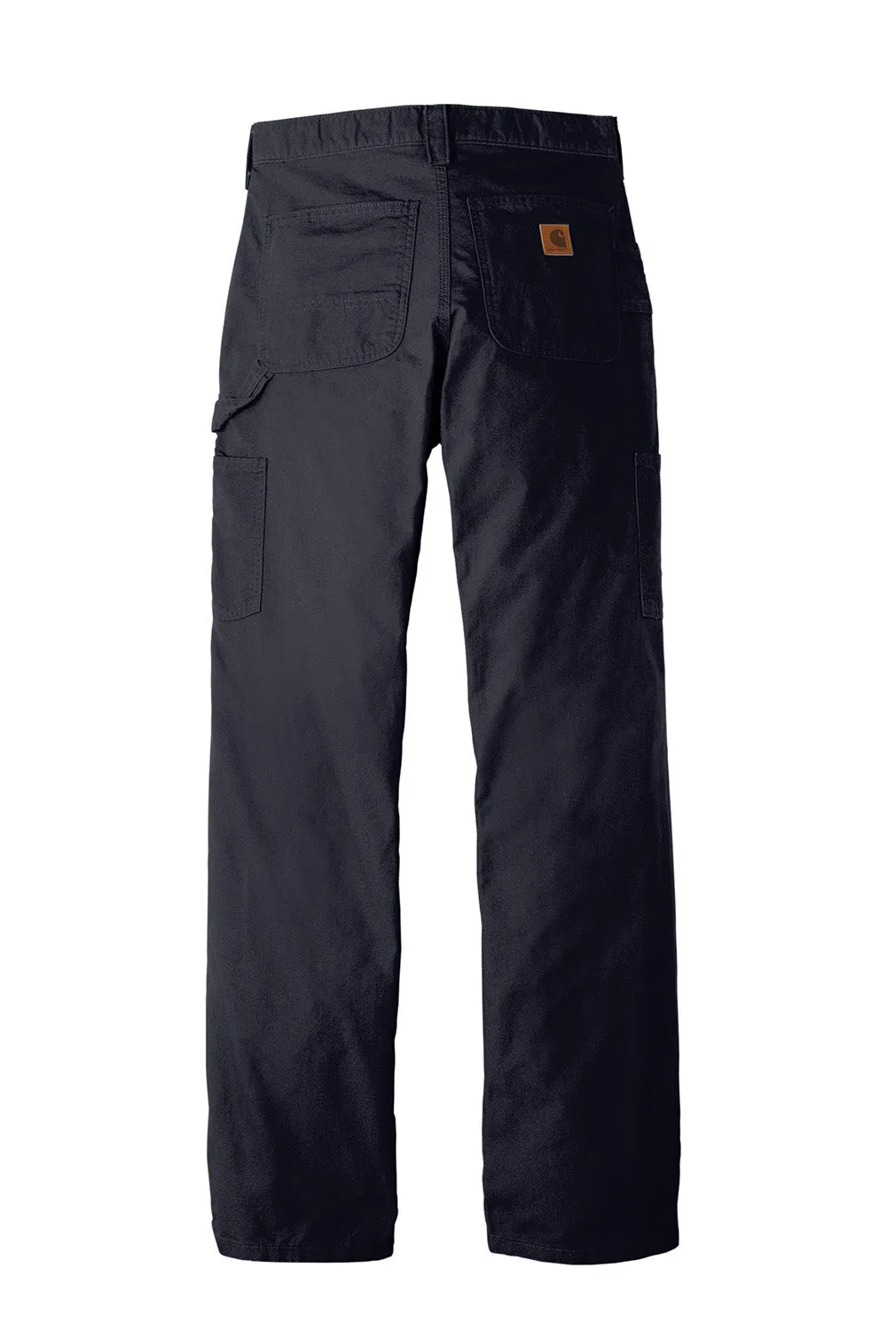 Carhartt Mens Canvas Work Dungarees w/ Pockets - Navy Blue
