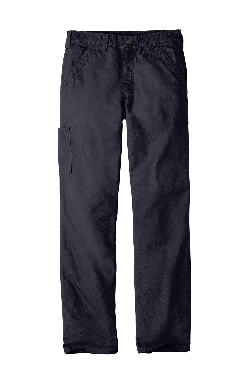 Carhartt Mens Canvas Work Dungarees w/ Pockets - Navy Blue