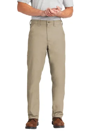 Carhartt Mens Canvas Work Dungarees w/ Pockets - Tan Brown
