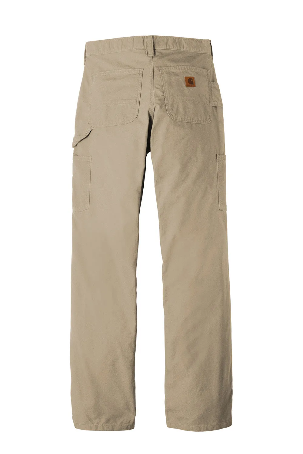 Carhartt Mens Canvas Work Dungarees w/ Pockets - Tan Brown