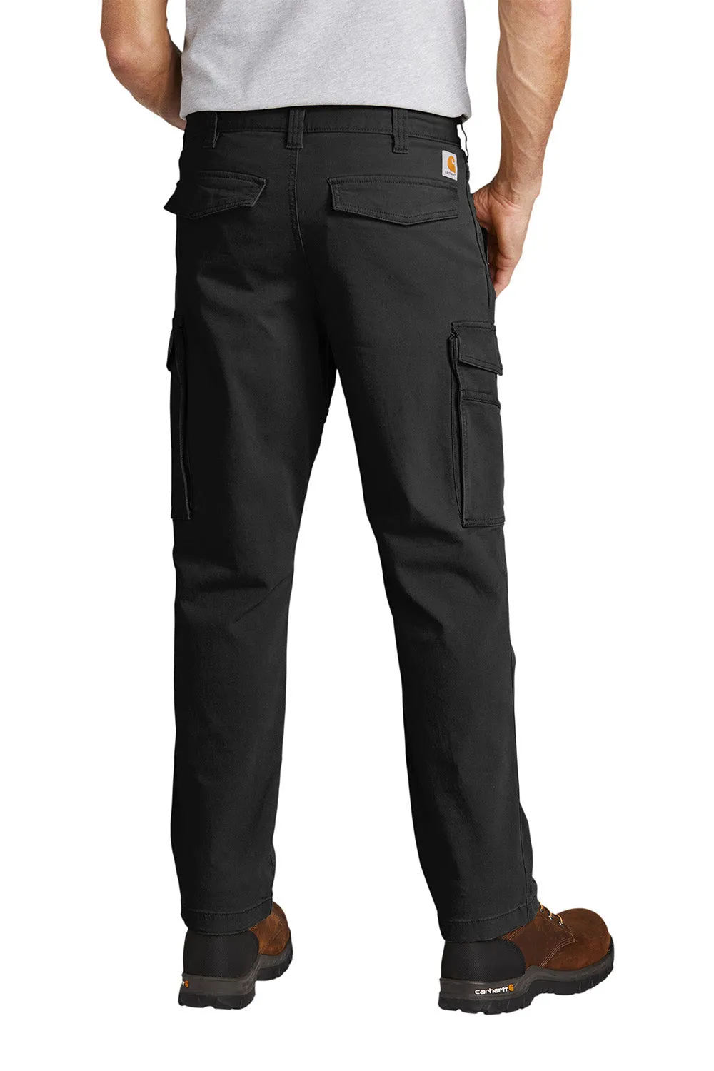 Carhartt Mens Rugged Flex Rigby Cargo Pants w/ Pockets - Black