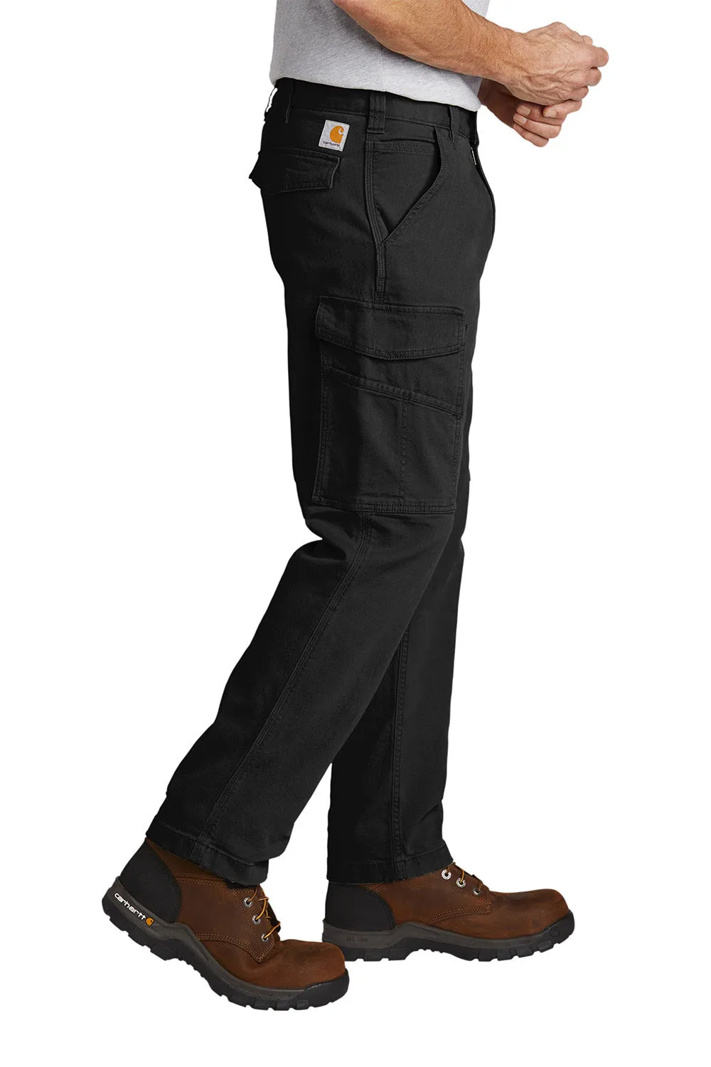 Carhartt Mens Rugged Flex Rigby Cargo Pants w/ Pockets - Black
