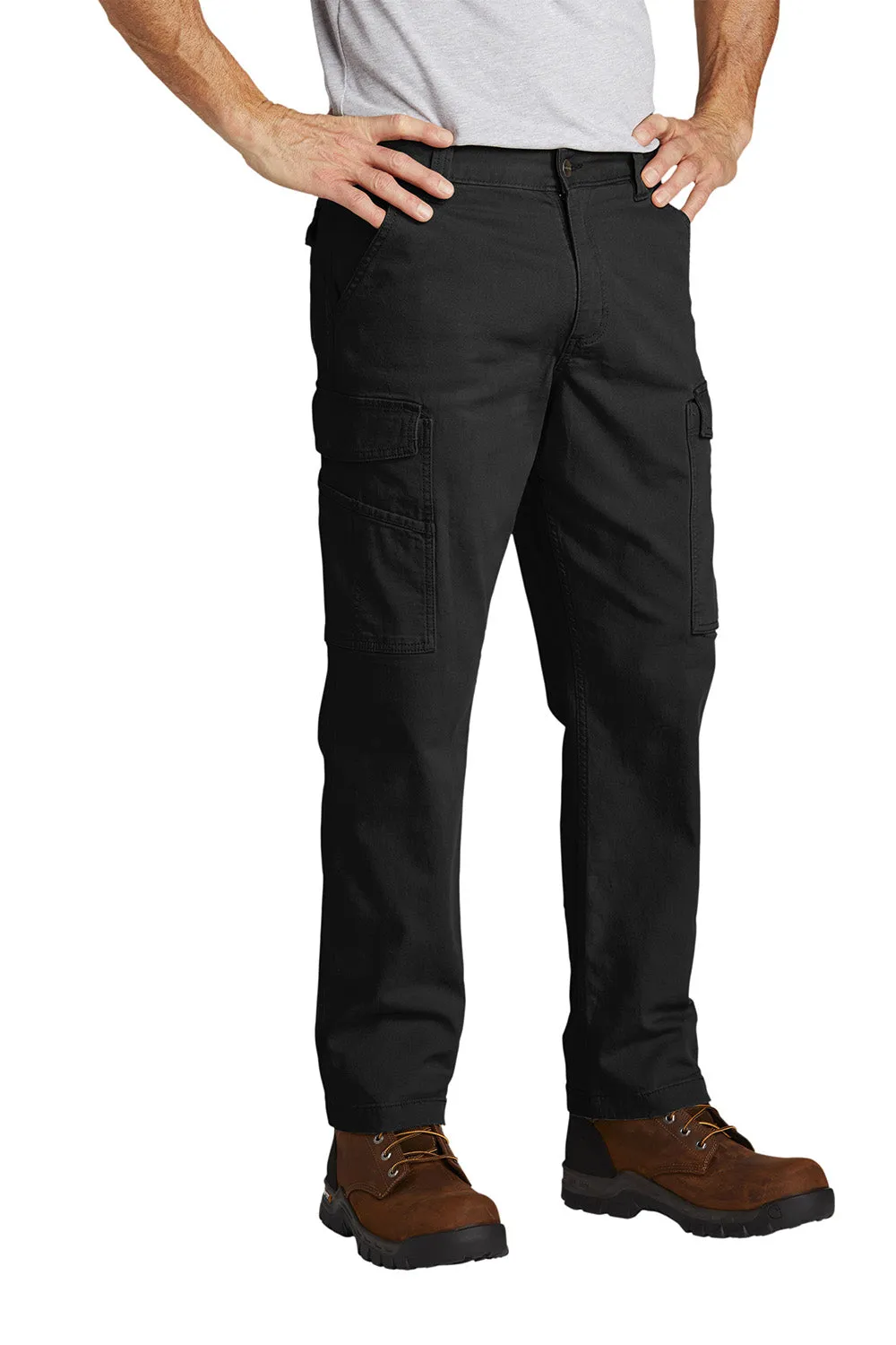 Carhartt Mens Rugged Flex Rigby Cargo Pants w/ Pockets - Black