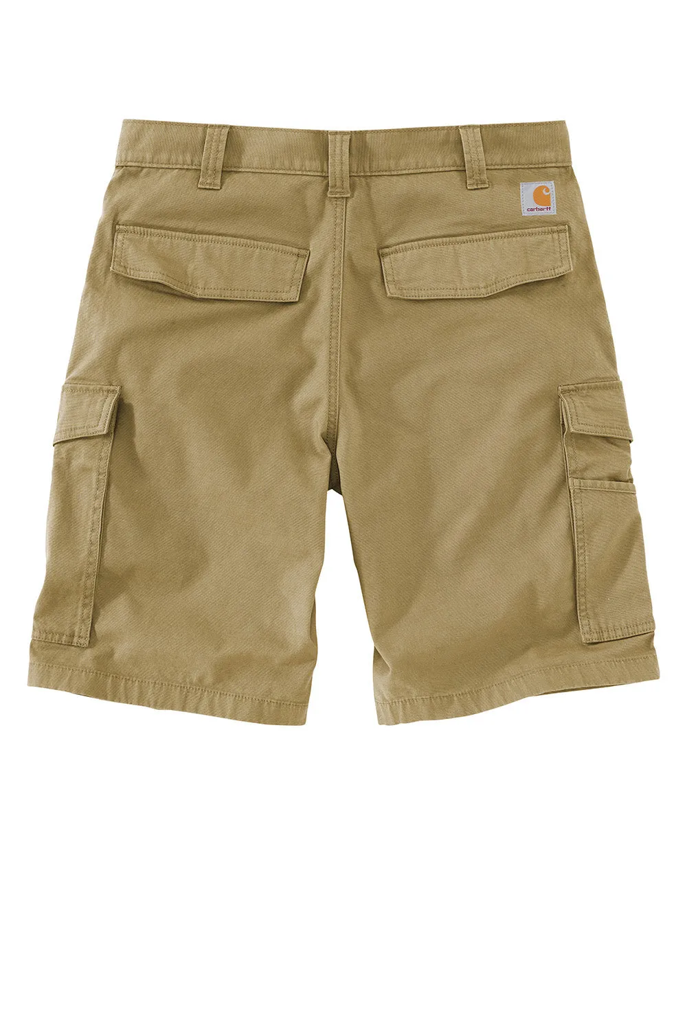 Carhartt Mens Rugged Flex Rigby Cargo Shorts w/ Pockets - Dark Khaki Brown