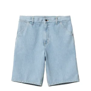 Carhartt WIP Single Knee Short Blue Heavy Stone Bleached