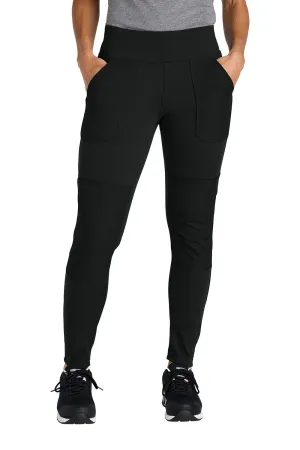 Carhartt Womens Midweight Utility Moisture Wicking Leggings w/ Pockets - Black