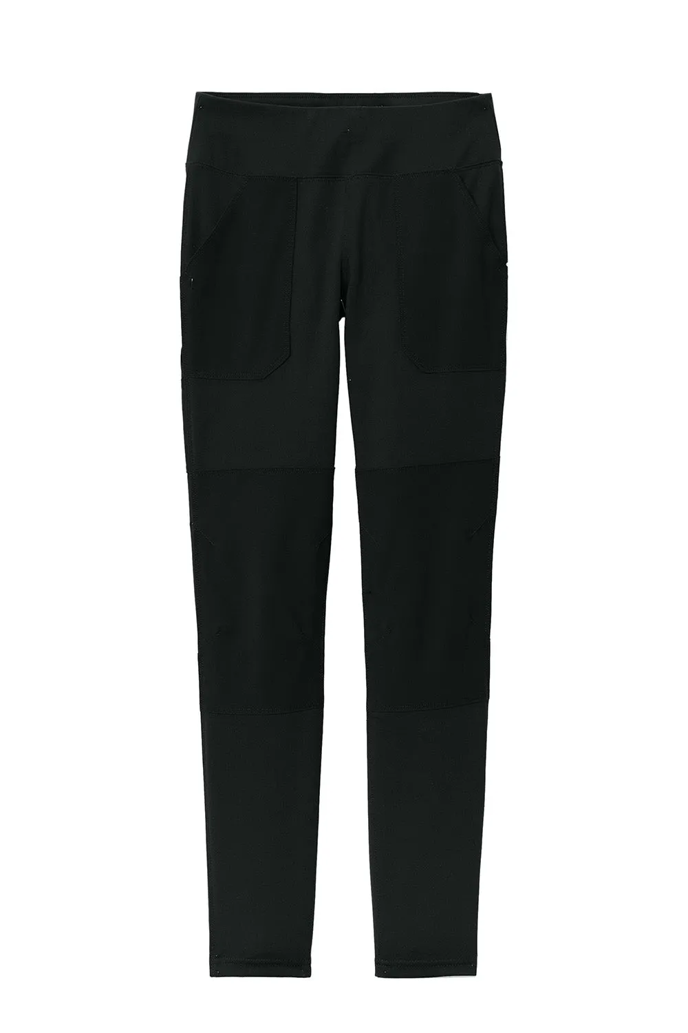 Carhartt Womens Midweight Utility Moisture Wicking Leggings w/ Pockets - Black