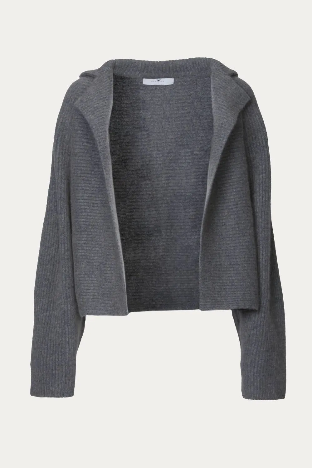 Cashmere And Wool-Blend Kimono Jacket In Grey