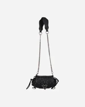 Sac bandoulière à chaîne noir