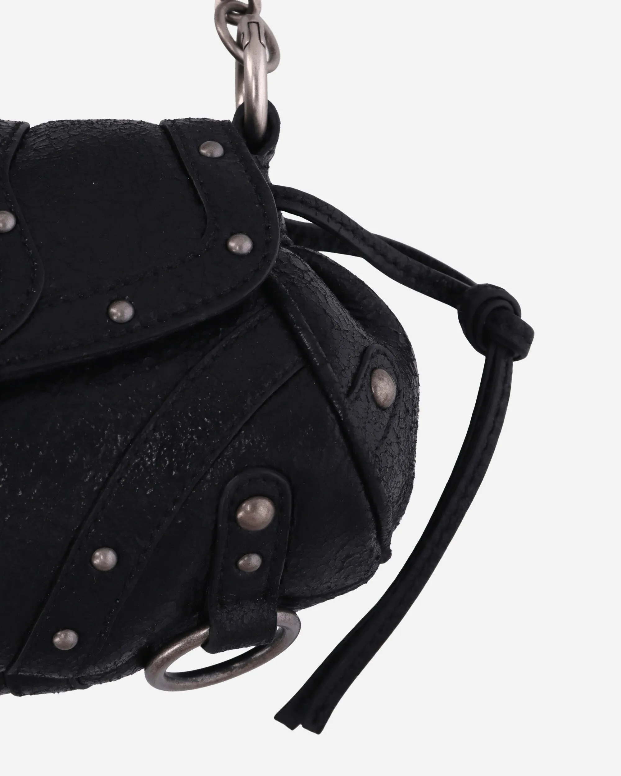 Sac bandoulière à chaîne noir
