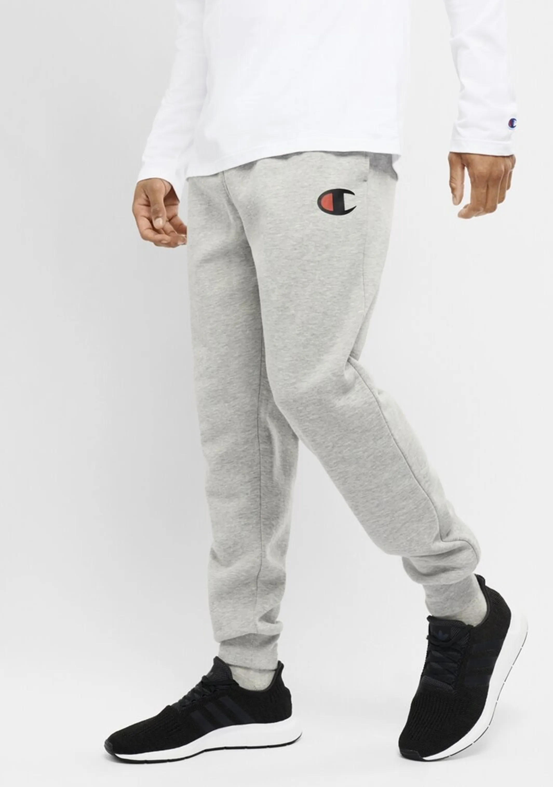 Champion C Logo Cuff Pant Mens Oxford Heather