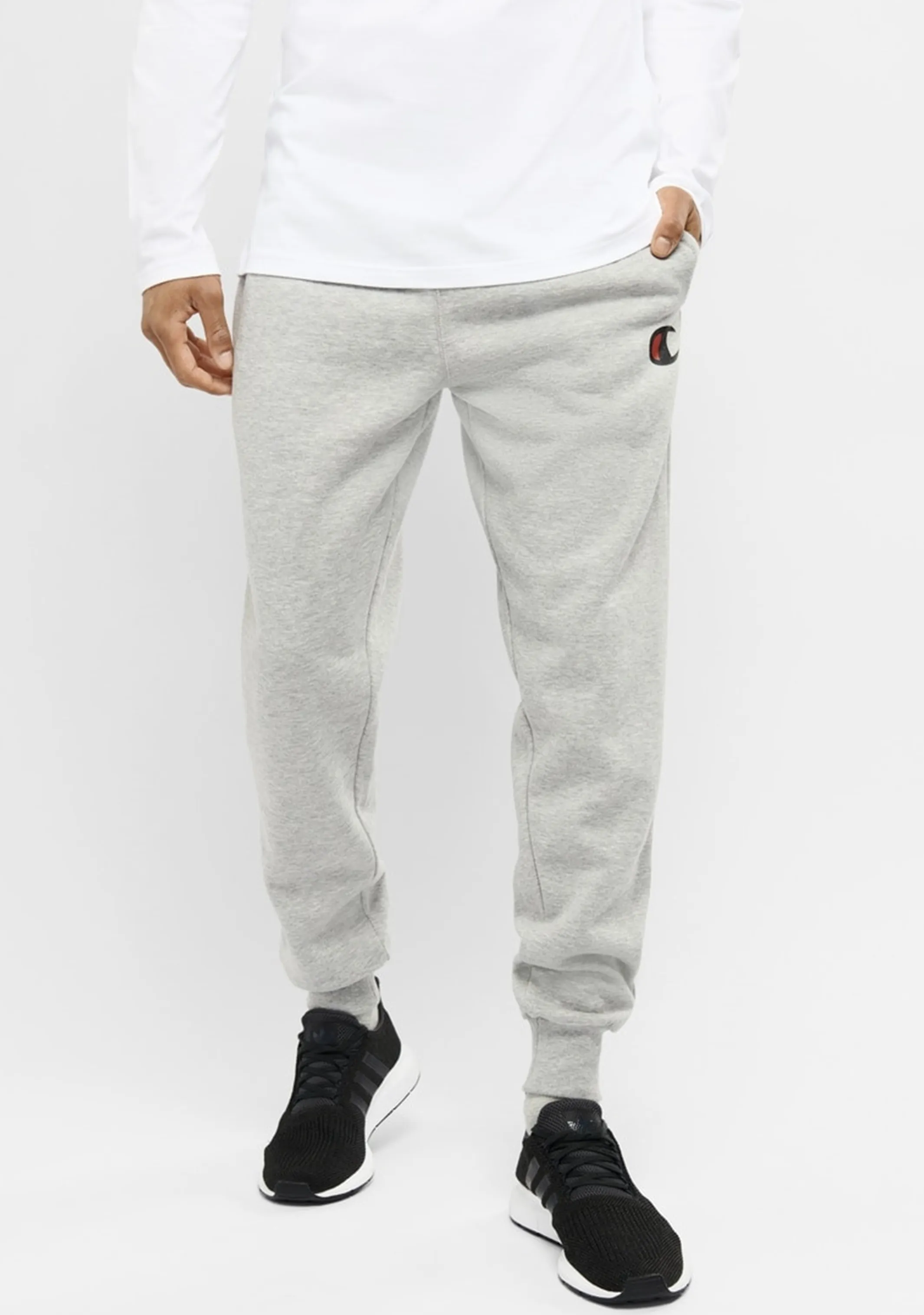 Champion C Logo Cuff Pant Mens Oxford Heather