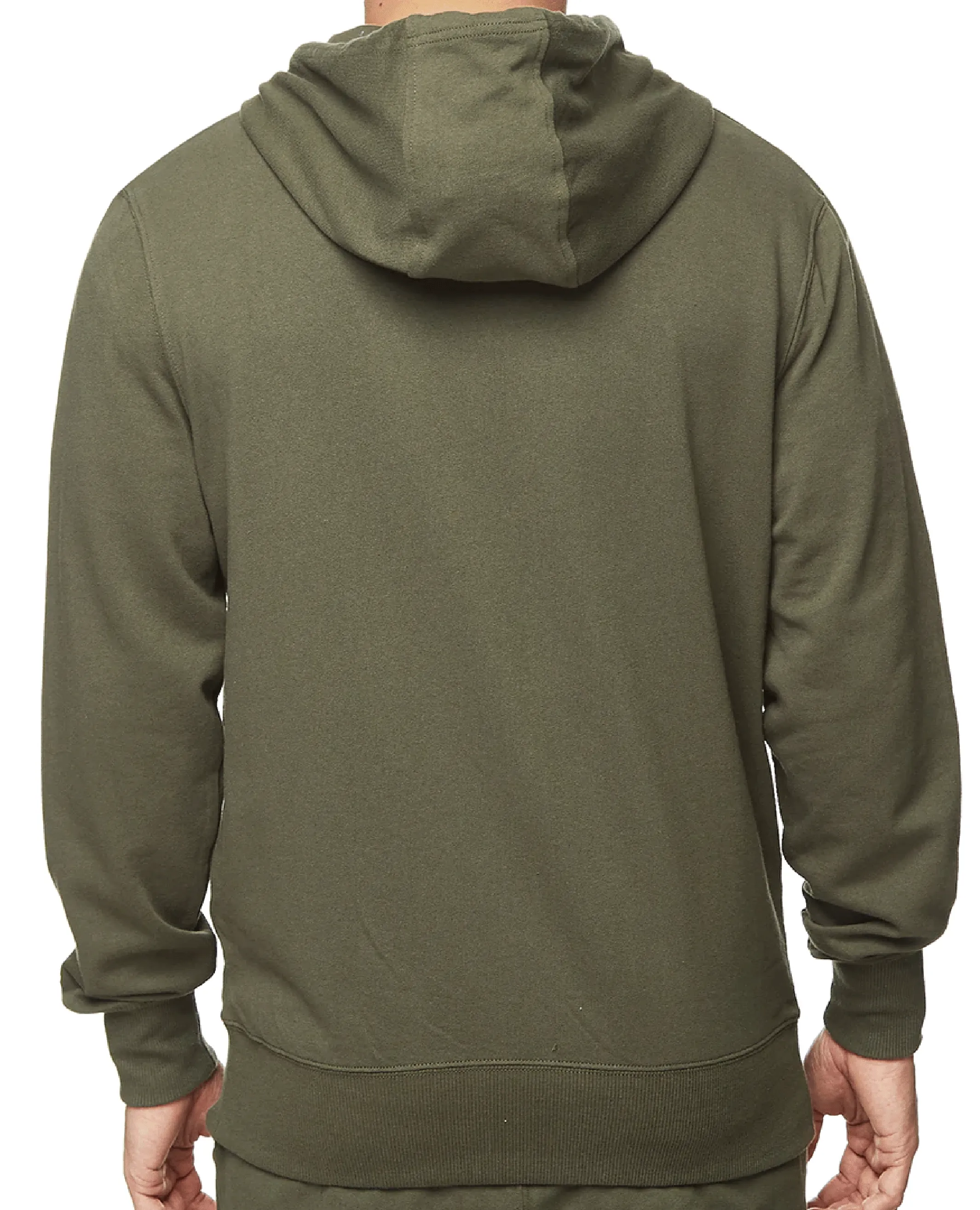 Champion C Logo Zip Hoodie Mens Six Iron Khaki