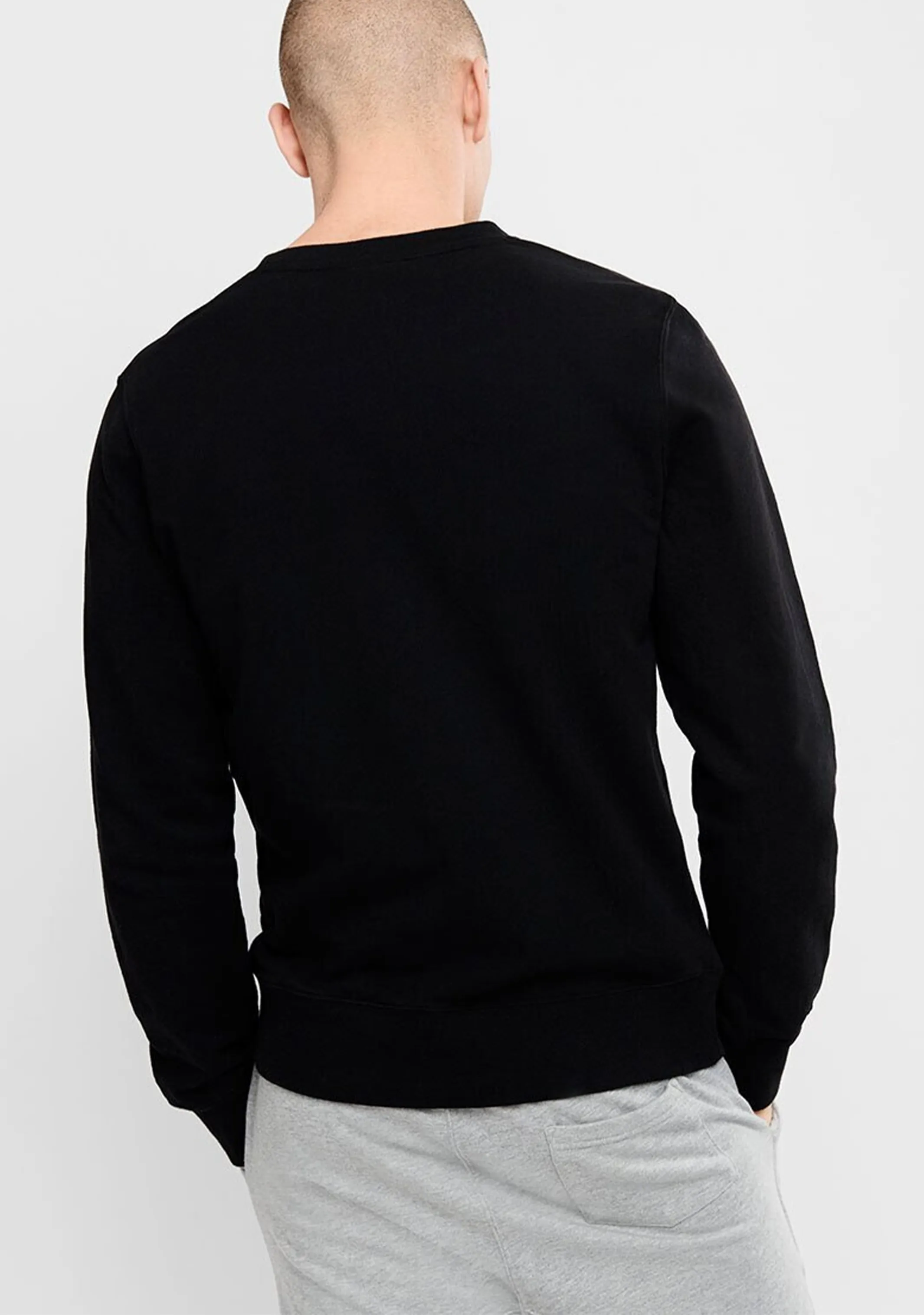 Champion Mens C Logo Crew <br> A1633H BLK