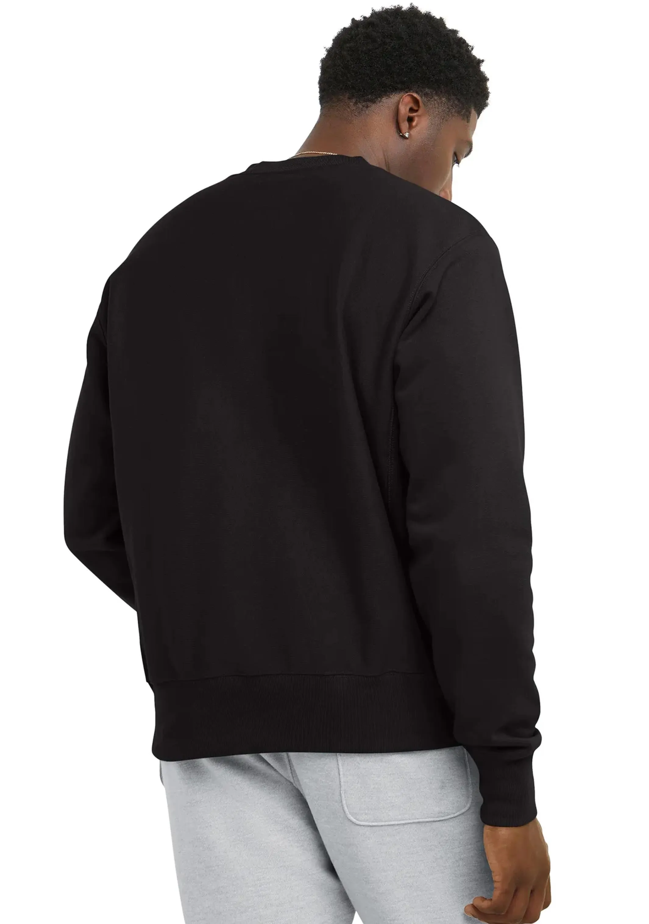 Champion Mens C Logo Crew <br> A1633H BLK