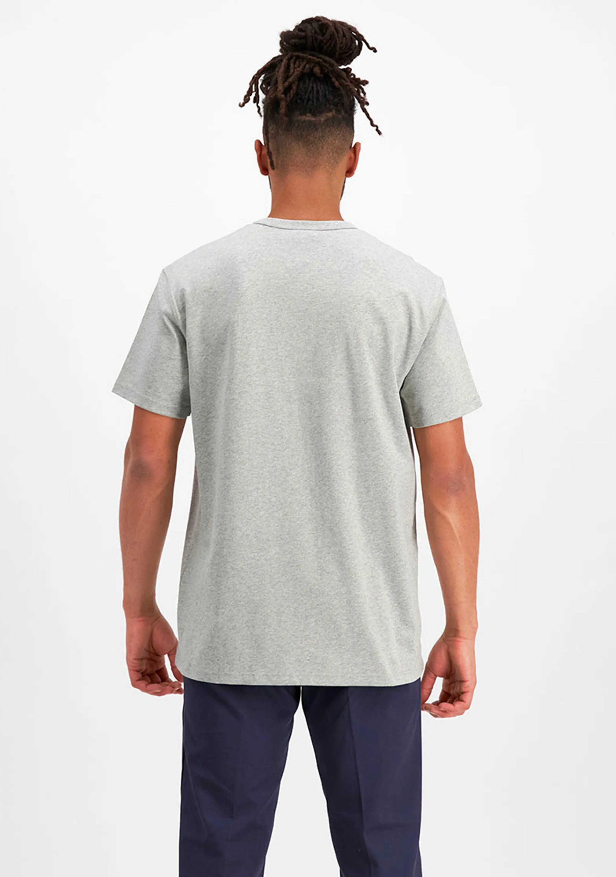 Champion Men's C Logo Short Sleeve Tee Grey