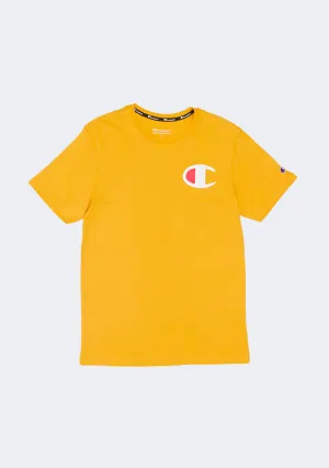 Champion Men's C Logo Short Sleeve Tee Royal Gold
