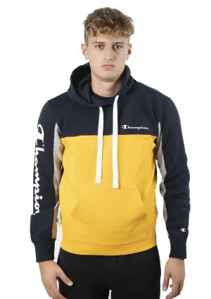 Champion Mens Colourblock Hoodie <BR> AWUAA1