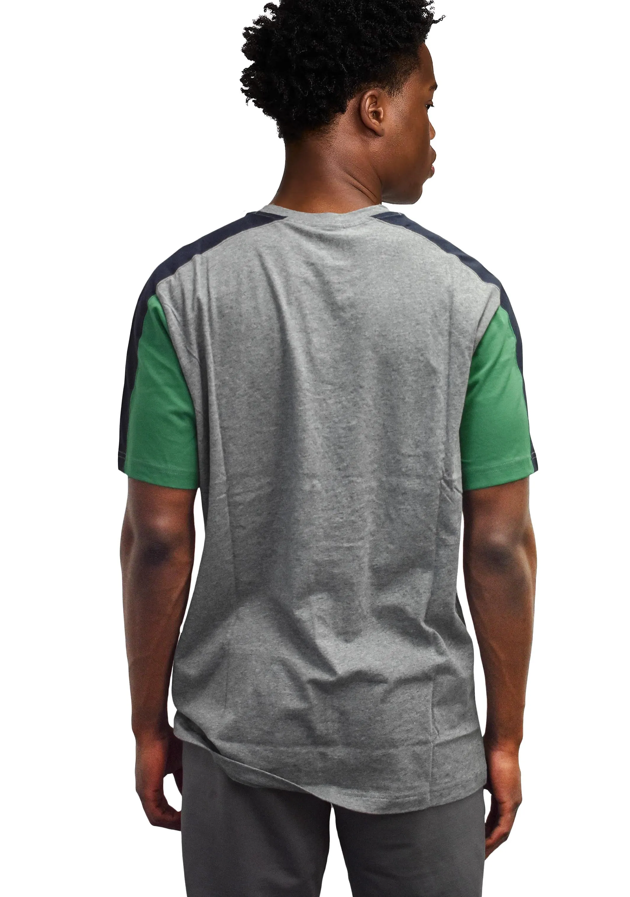 Champion Mens EU Mod Block Tee Green - Grey <br> AWFMA1