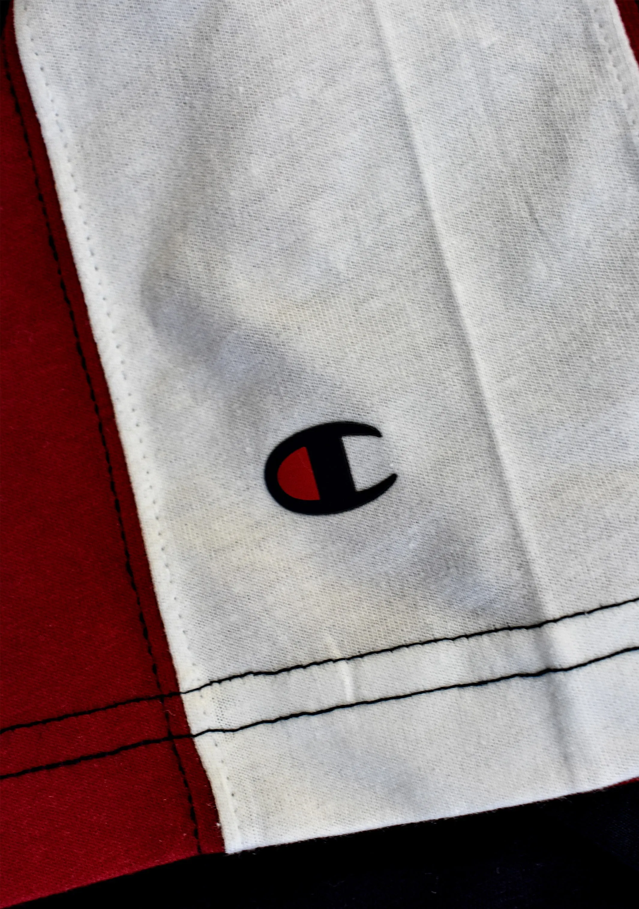 Champion Mens EU Mod Block Tee Red Navy <br> AWFMA1