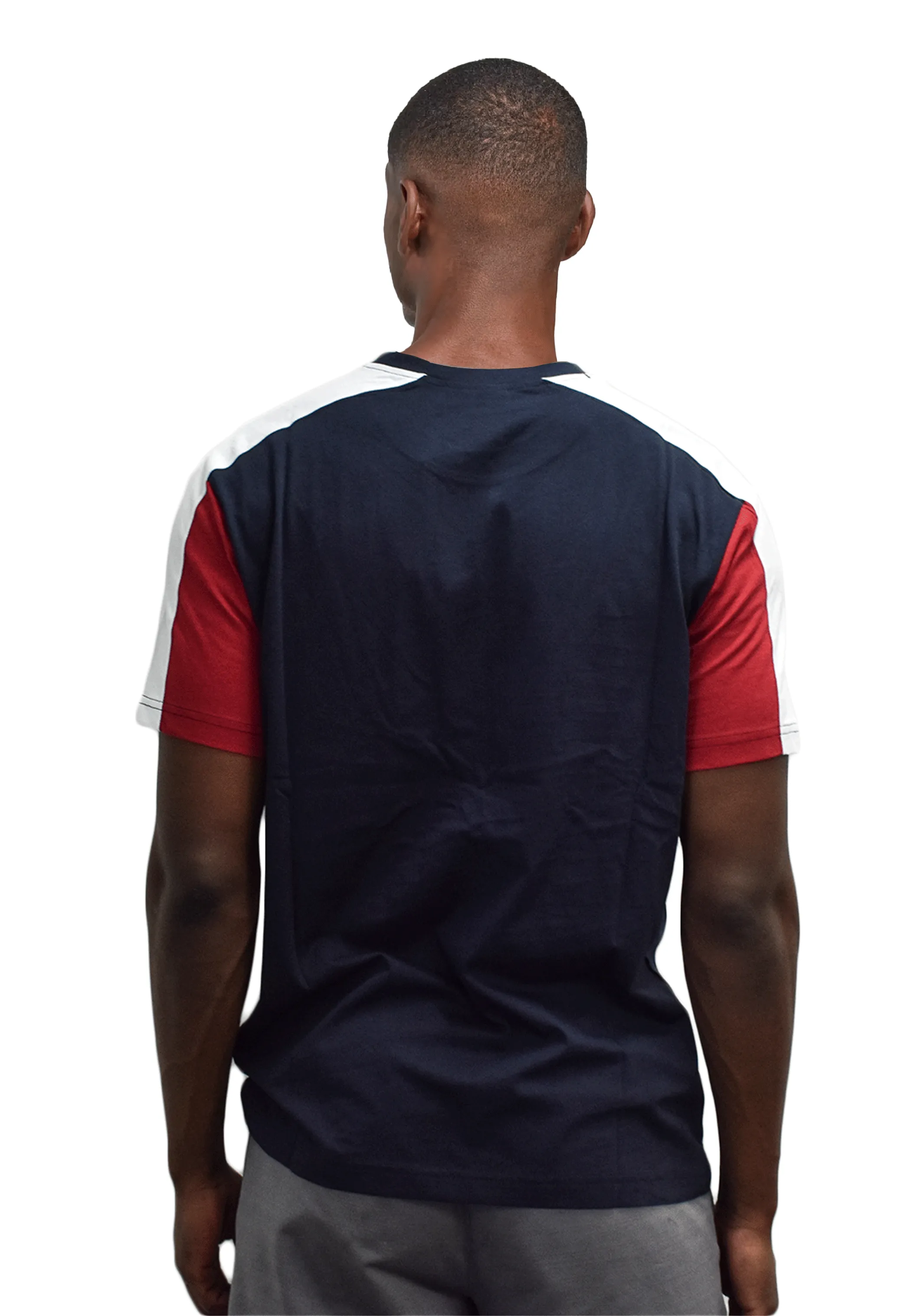 Champion Mens EU Mod Block Tee Red Navy <br> AWFMA1