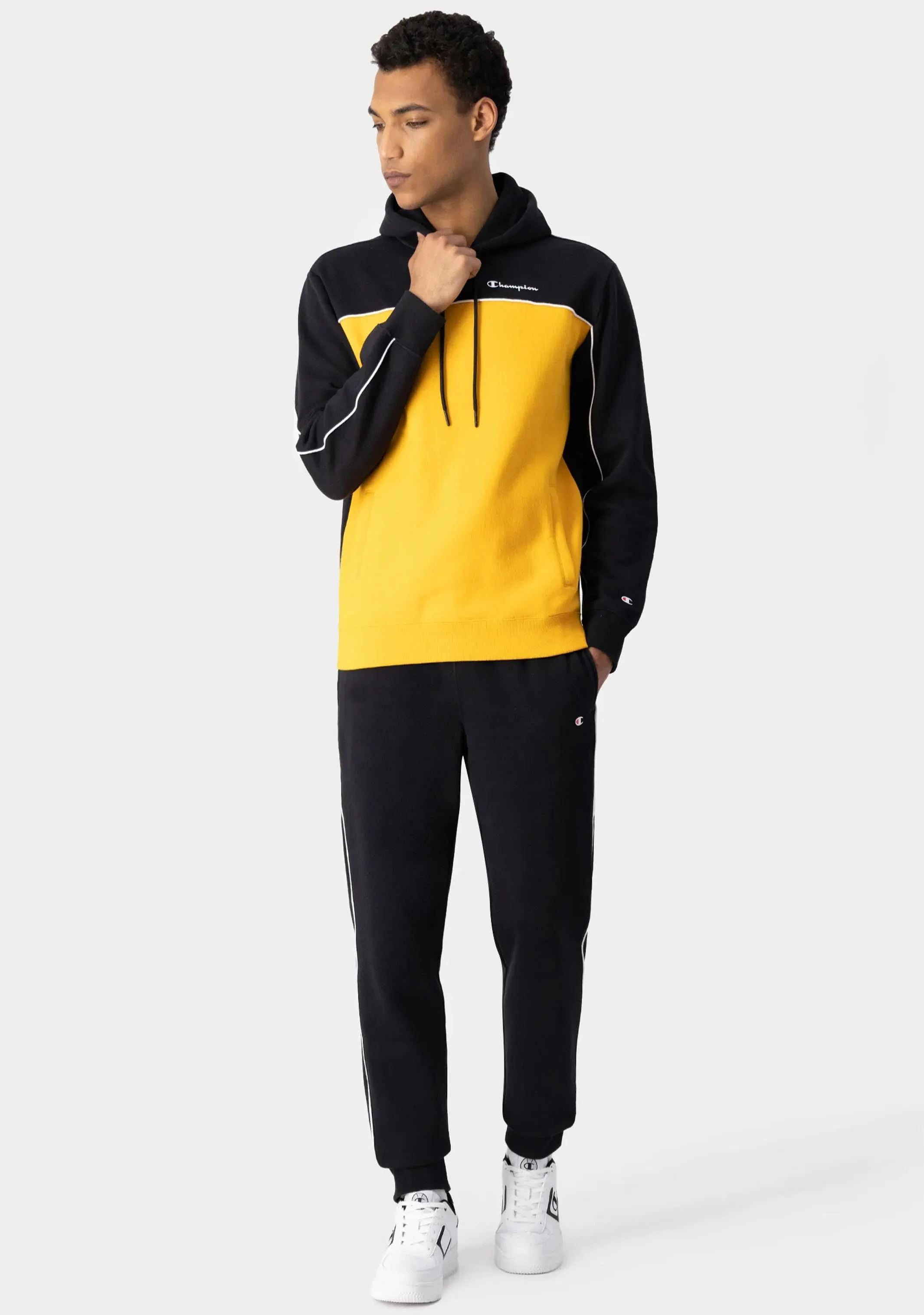 Champion Men's EU Rochester Pipblk Hoodie <br> AV3JA1 16Z
