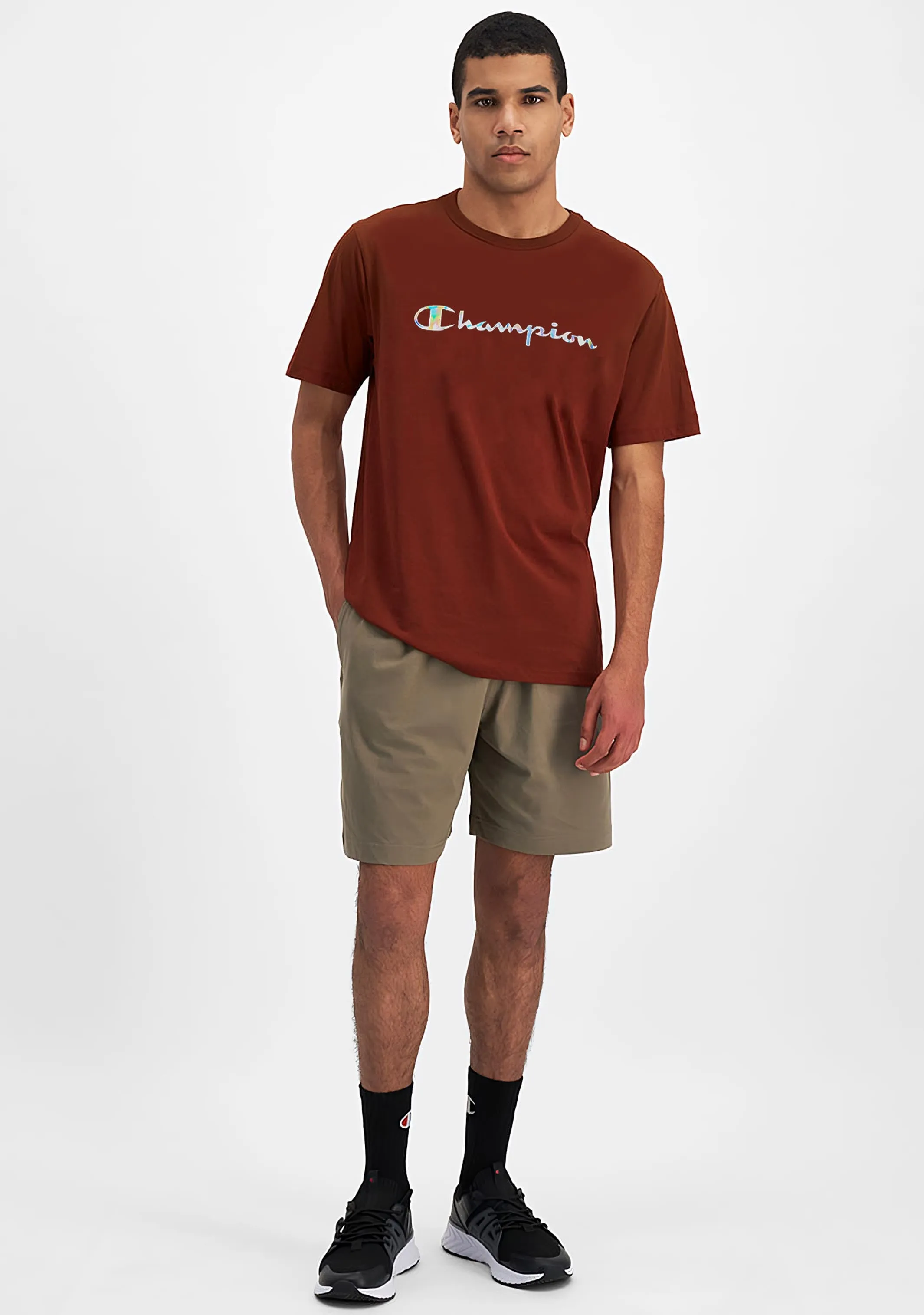 Champion Men's Foil Logo Tee