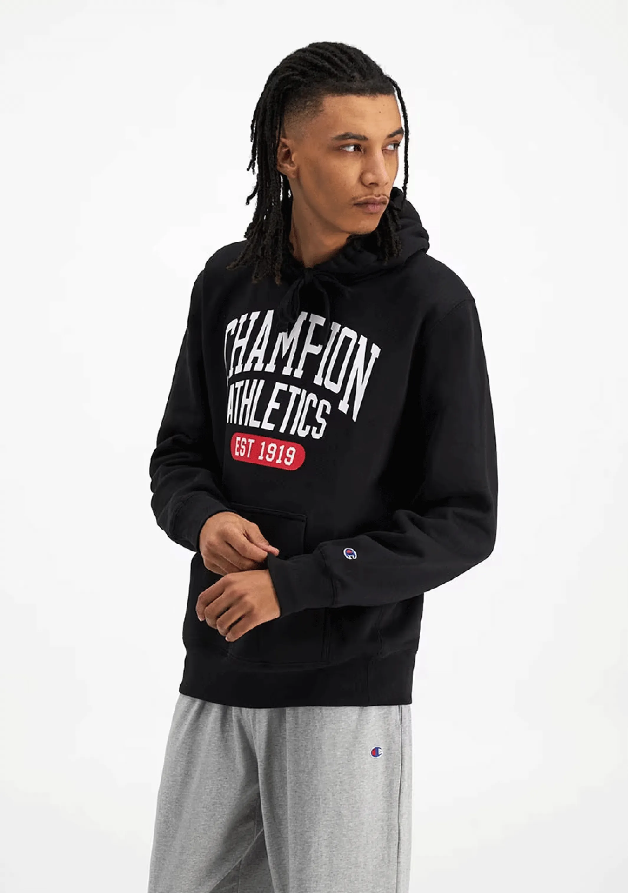 Champion Mens Graphic Print Hoodie