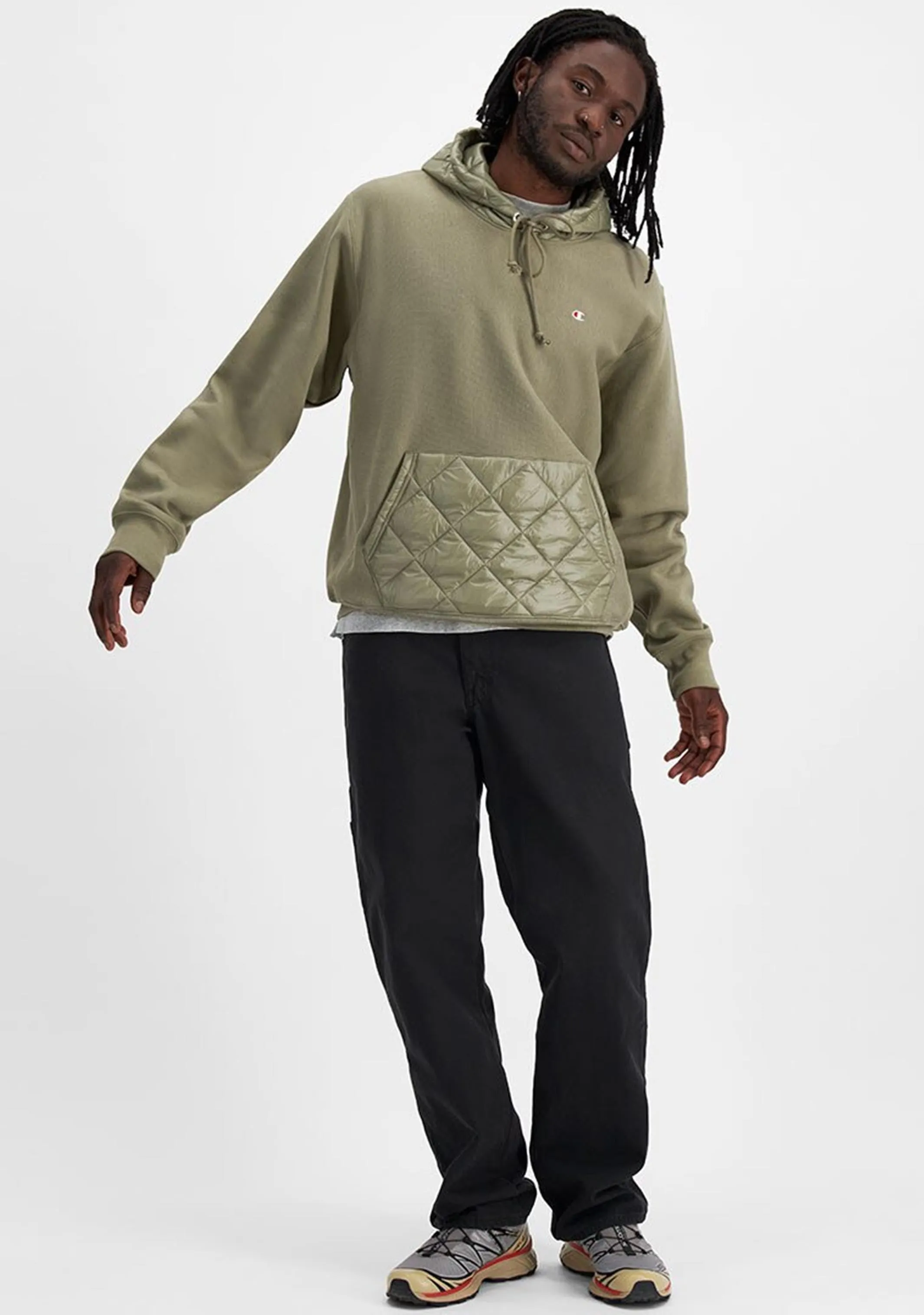 Champion Men's Lifestyle Puffer Hoodie LAN