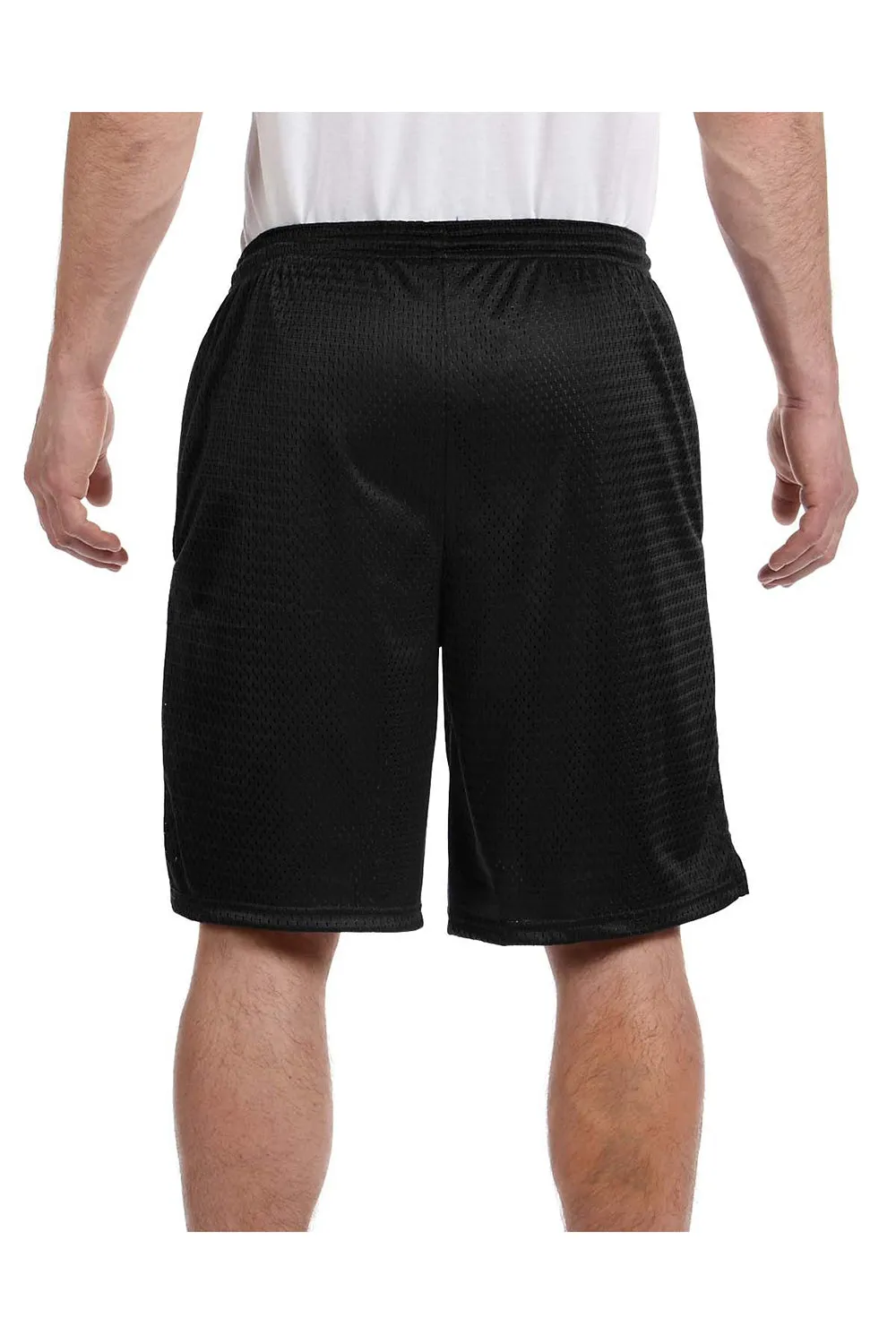 Champion Mens Mesh Shorts w/ Pockets - Black