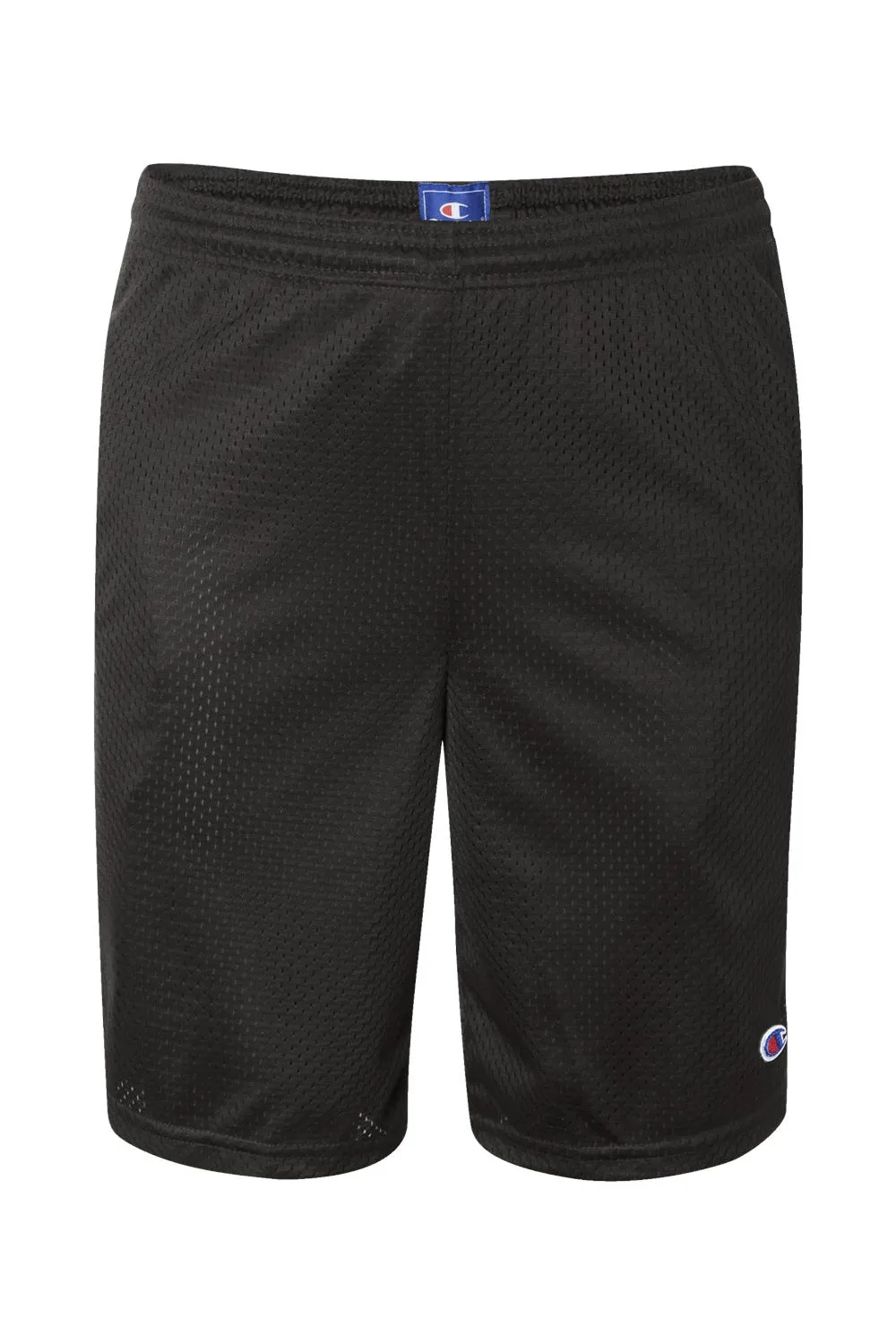 Champion Mens Mesh Shorts w/ Pockets - Black