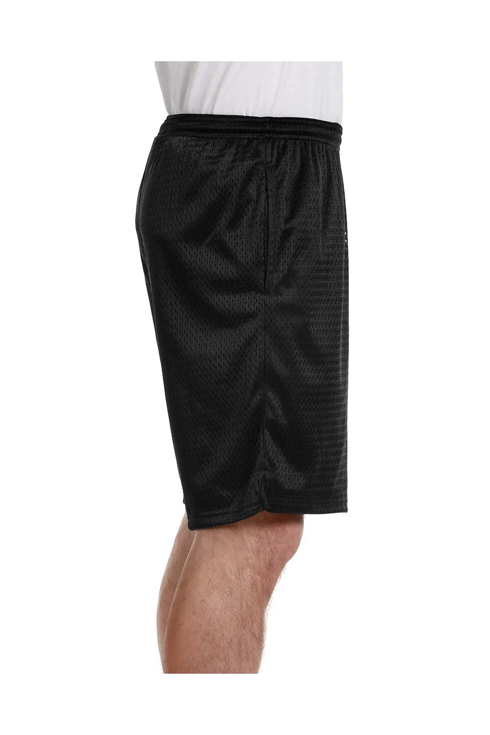 Champion Mens Mesh Shorts w/ Pockets - Black