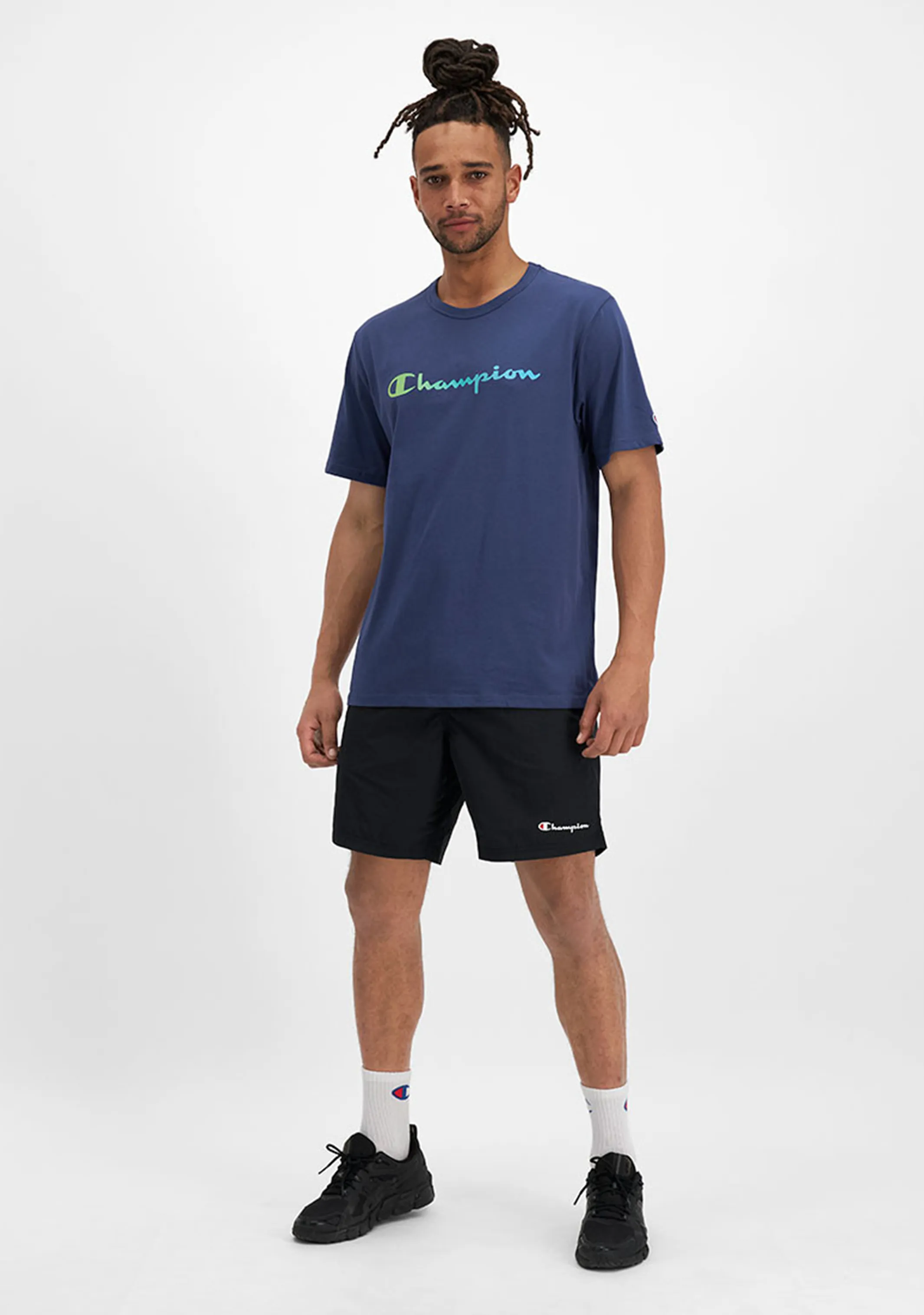 Champion Men's Ombre Logo Script Tee
