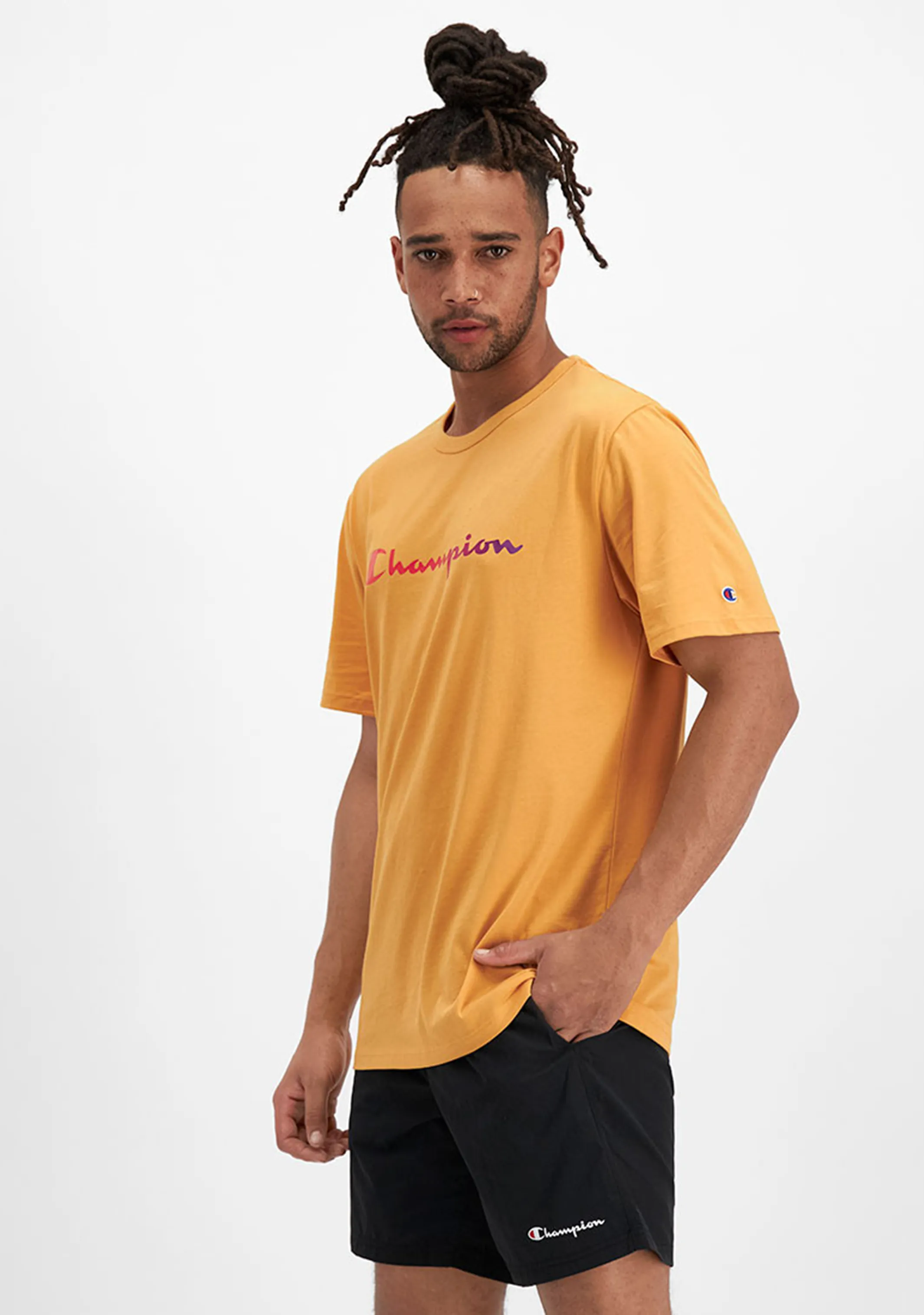 Champion Mens Ombre Script Tee