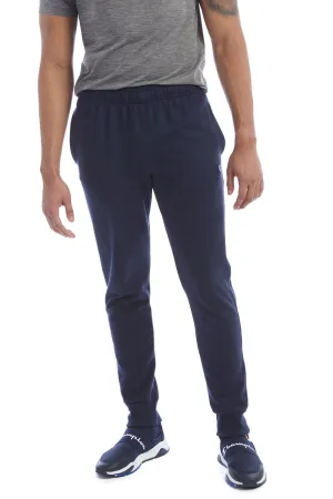 Champion Mens Power blend Fleece Jogger Sweatpants w/ Pockets - Navy Blue