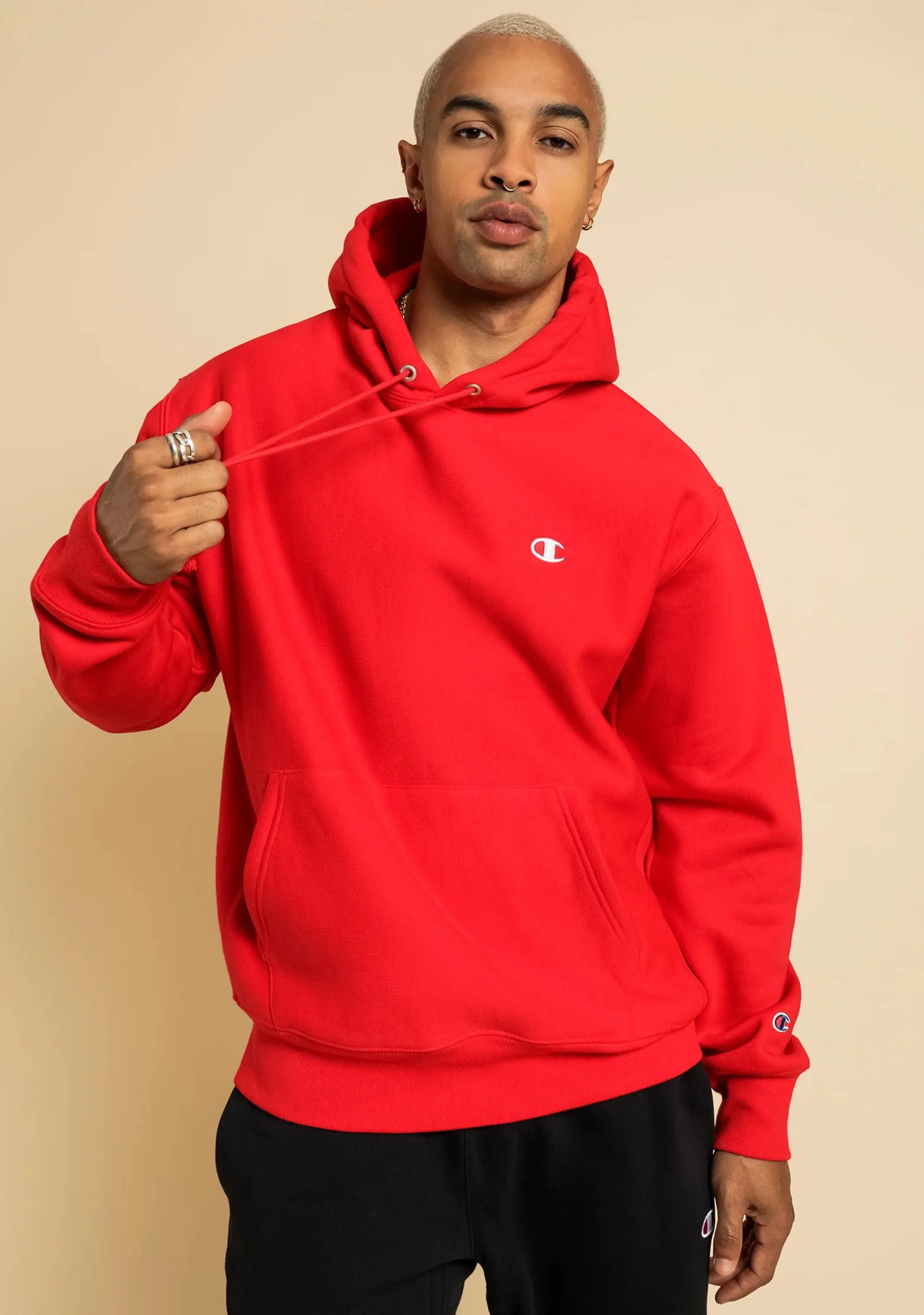 Champion Men's Reverse Weave C-Logo Hoodie