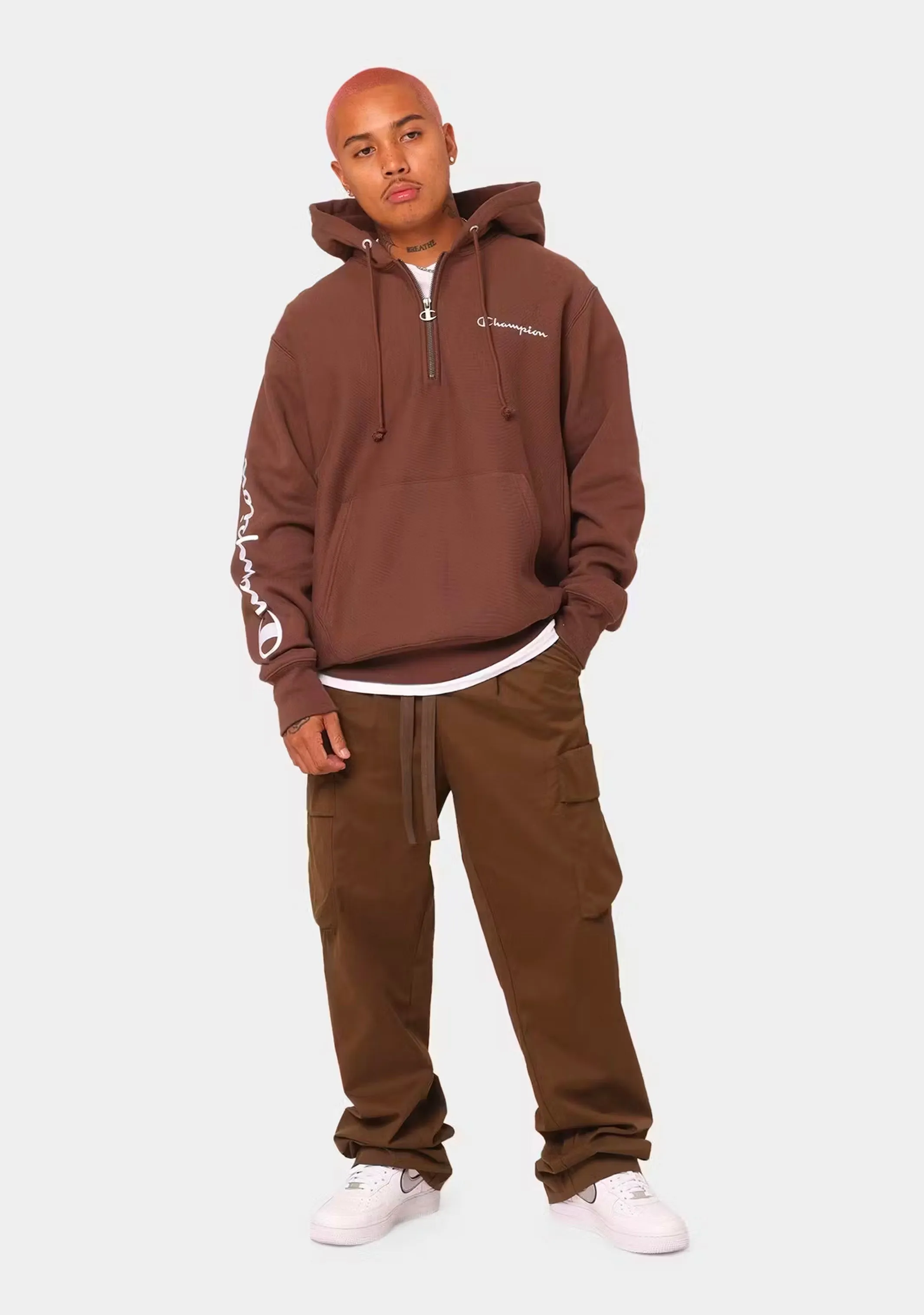 Champion Men's Reverse Weave Quarter Zip Hoodie