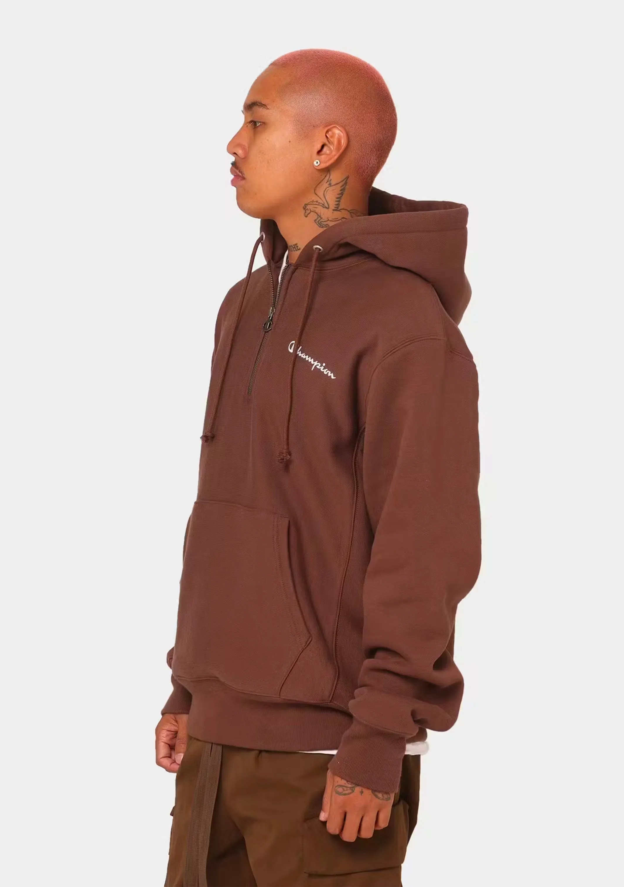 Champion Men's Reverse Weave Quarter Zip Hoodie