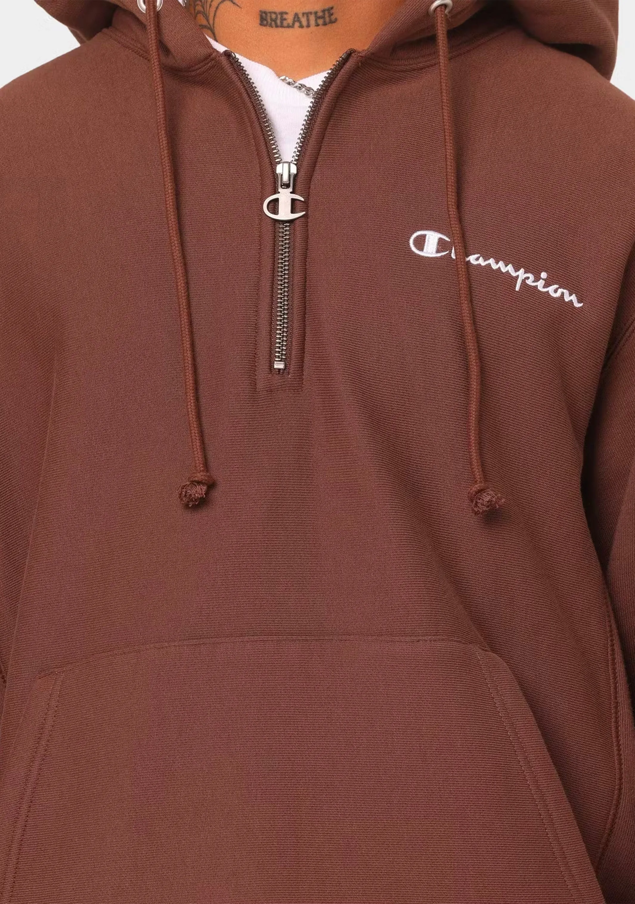 Champion Men's Reverse Weave Quarter Zip Hoodie