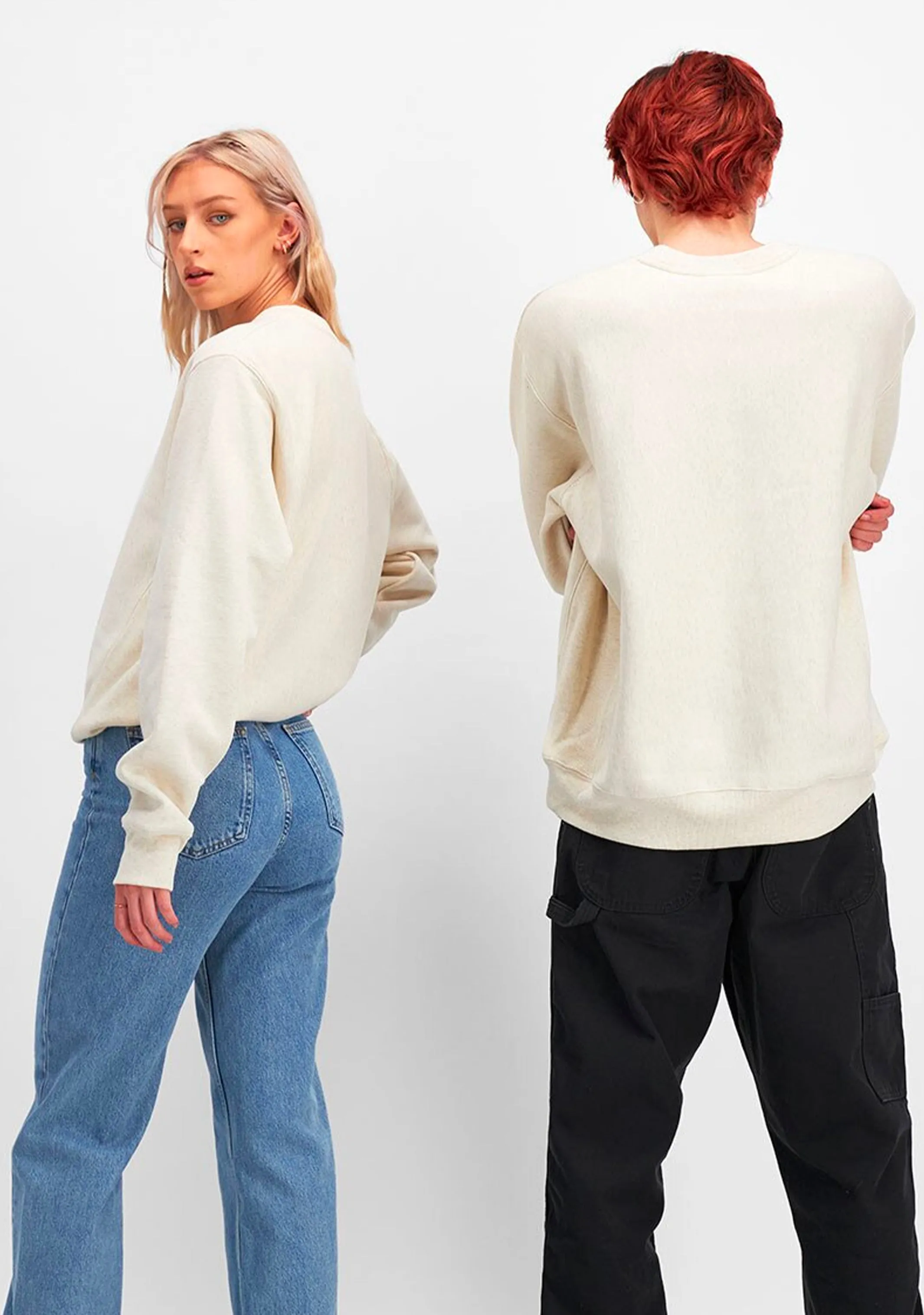Champion Men's Reverse Weave Small C Logo Crew