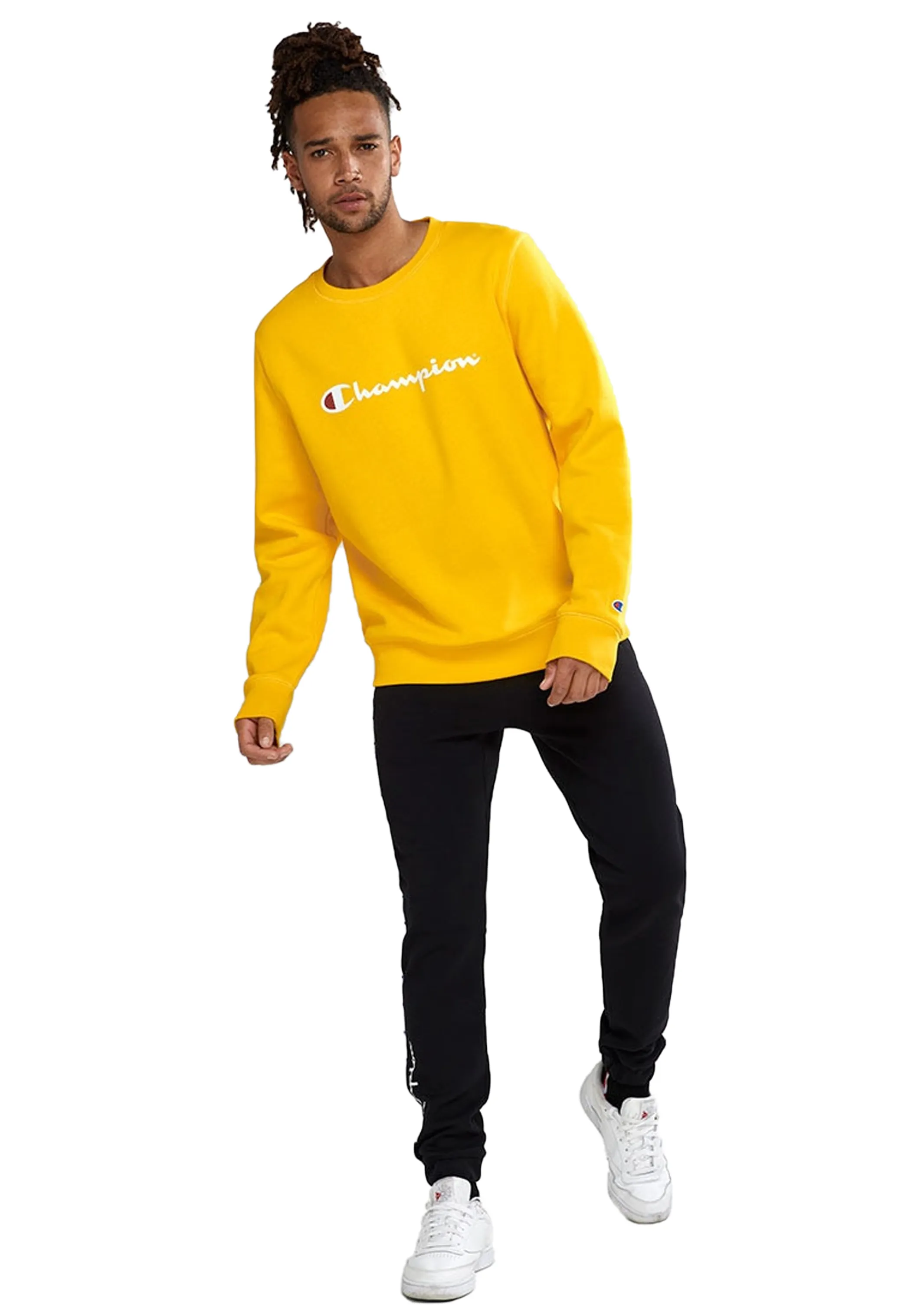 Champion Mens Script Crew