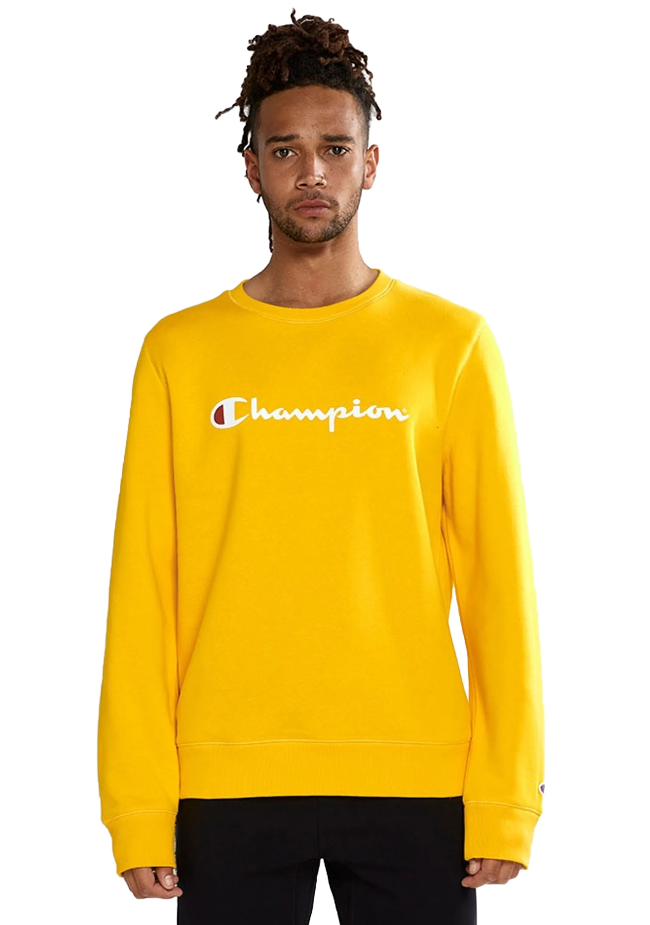 Champion Mens Script Crew