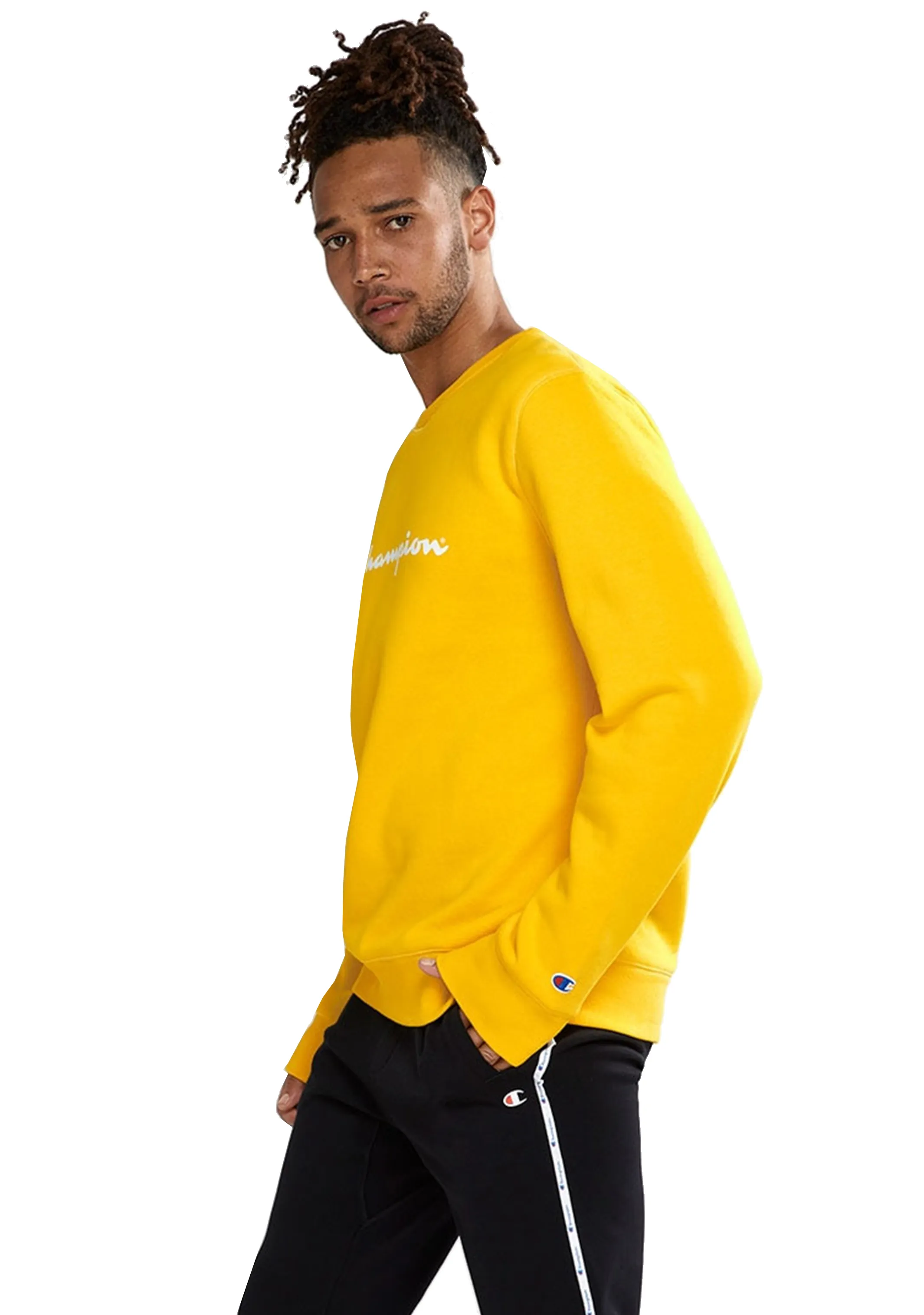 Champion Mens Script Crew